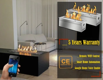 

hot sale 24 inches indoor use electronic fireplace bio ethanol with remote control
