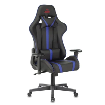 

Armchair game bureaucrat Viking zombie A4, on wheels, artificial leather, black/blue, (Viking zombie A4 BL)