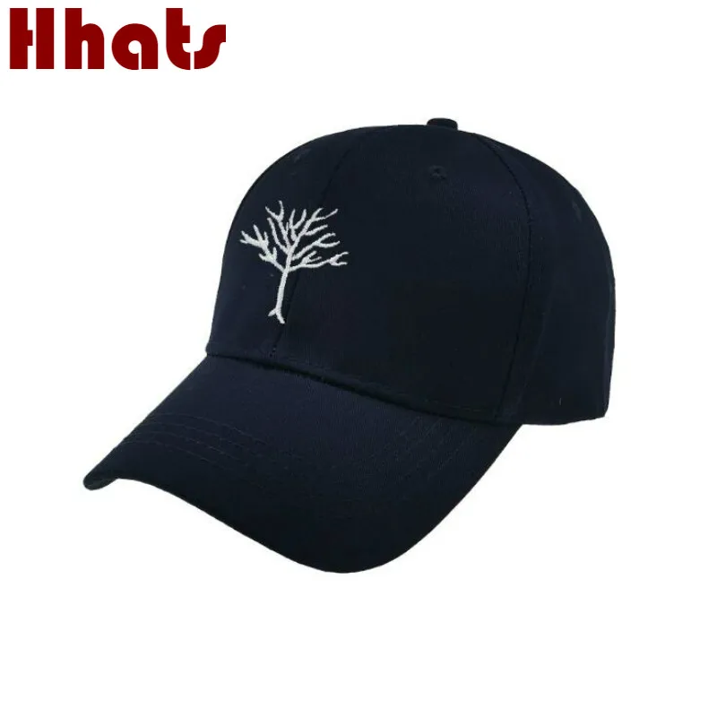 Вышивка Дерево бейсболка хип хоп хлопок Повседневная бейсболка шапка женская Kpop Кепка Дальнобойщика Лето Открытый Гольф папа шляпа мужская кость