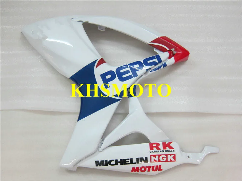 Набор обтекателей гоночной версии для GSXR 600 750 K6 06 07 GSXR600 GSXR750 2006 2007 ABS Топ Белый
