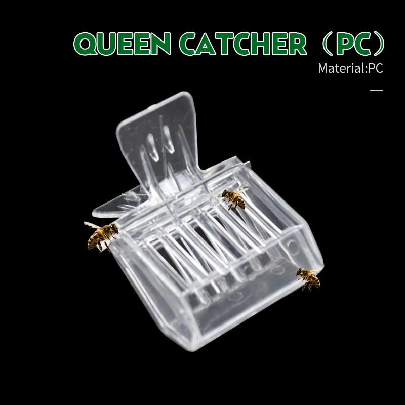 2-Pcs-Bee-Queen-Catcher-Colorless-Clear-Plastic-Clip-Cage-Beekeeping-Equipment-Tool-Beekeeper-Equip-Isolation
