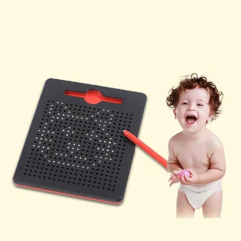 

3D Portable Magnetic Drawing Board Sketch Pad Tablet With Magnet Stylus Pen Educational Toys For Children Funny Children Toy