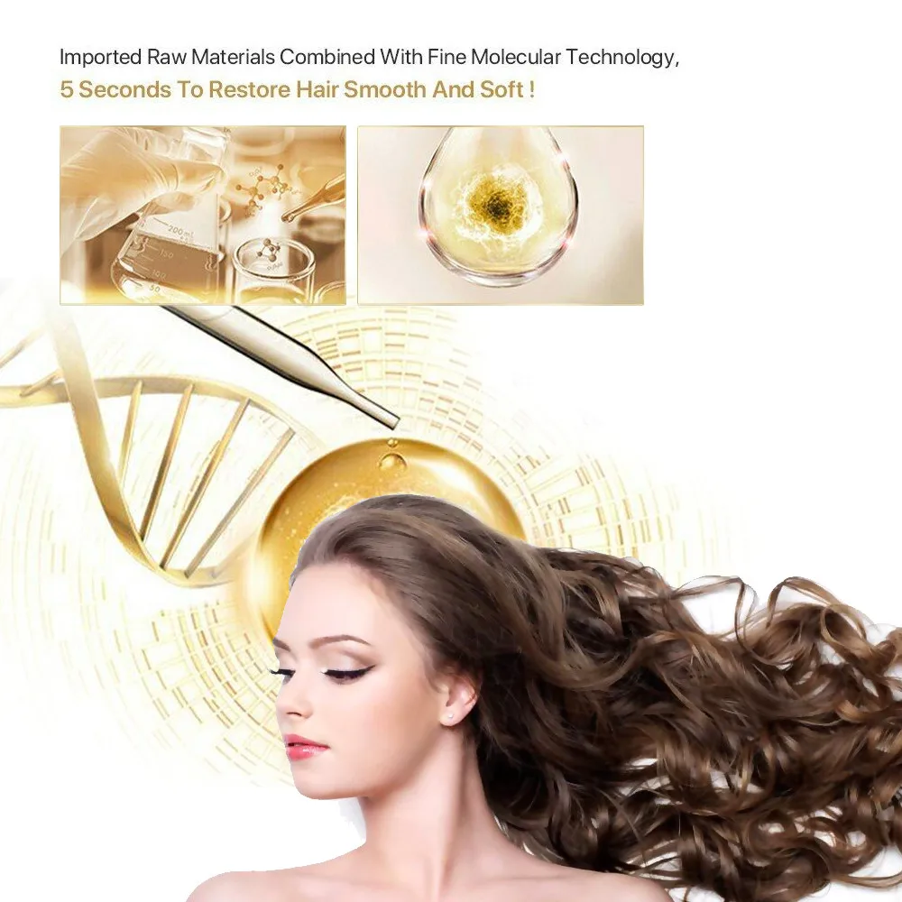 Detoxifying Уход за волосами маска усовершенствованная молекулярная лечение корней волос восстановление эластичности повреждения RepaiHair уход 60 мл Уход за волосами