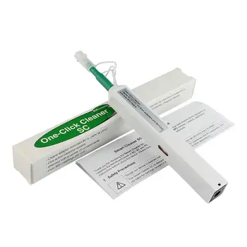 

10PCS/lot One-Click Fiber Optic Connector Cleaner Pen for 2.5mm SC ST and FC Connectors Fiber Optic Tools