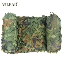 

VILEAD Woodland Reinforced Camouflage Net Jungle Sun Shelter Military Camonetting Awning Cover for Interior Garden Decor Mesh