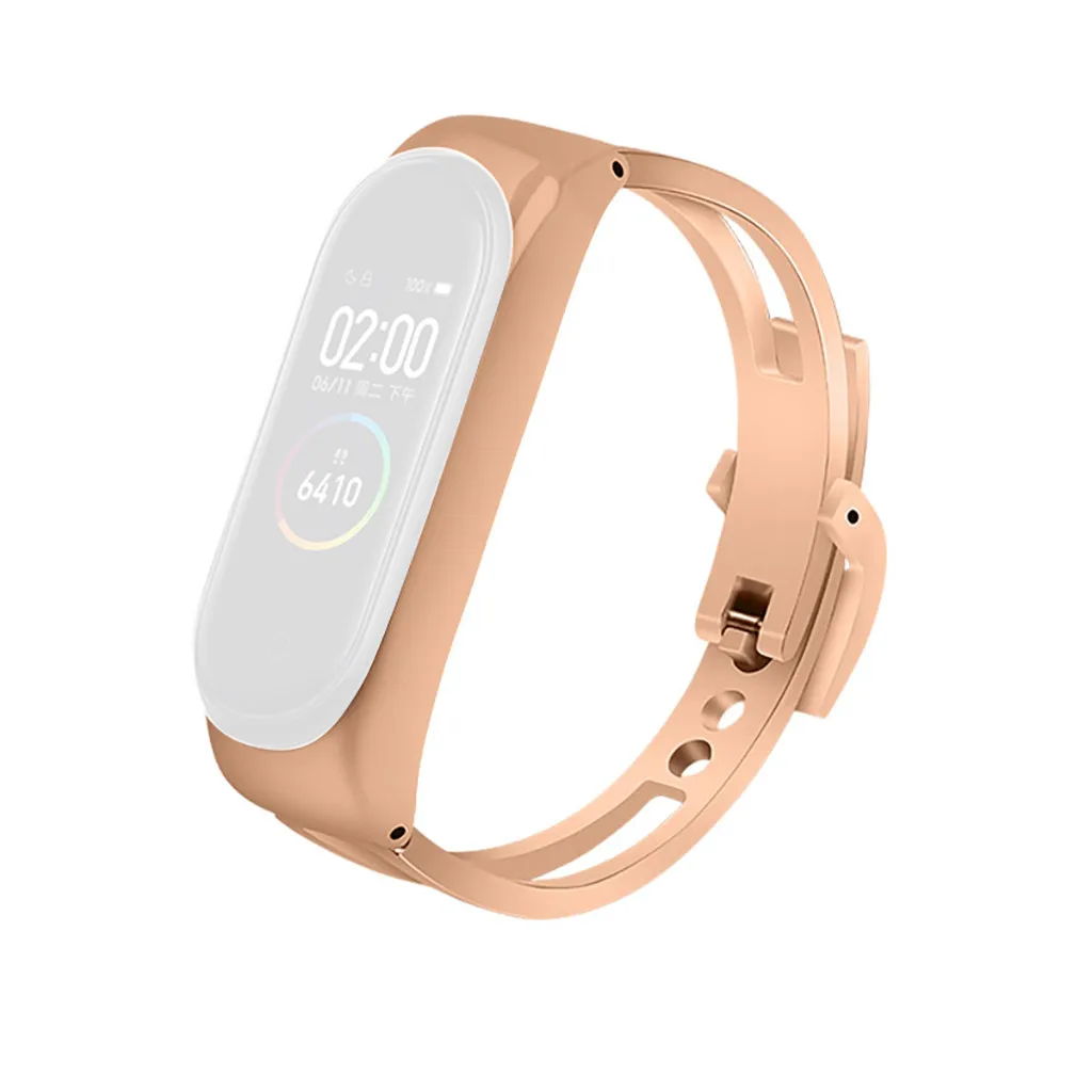 Бесплатная доставка браслет из нержавеющей стали Смарт часы ремешок Замена для Xiaomi Mi группа 4 покупка прямые продажи горячая распродажа