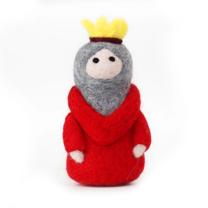 Jesus Series DIY Needle Felting Kit &ndash; Sustainable Wool, Soft Colors, Perfect for Kids & Craft Lovers