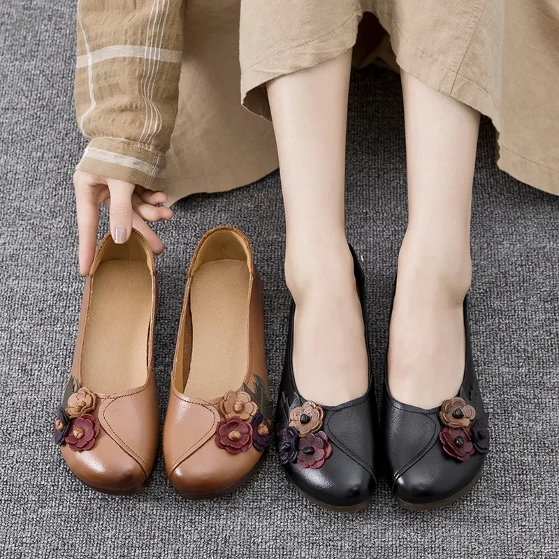 Vintage Flat Shoes, Womens Shoes