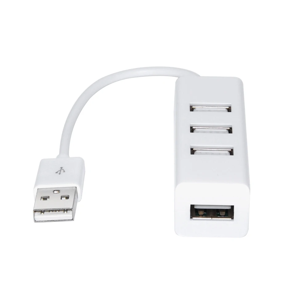 4-Порты и разъёмы разветвитель адаптер мини-usb 2,0 Hi-Скорость адаптер для ПК компьютер