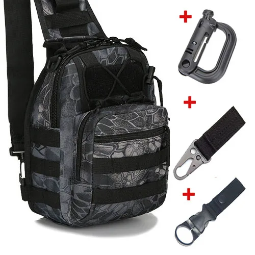 blacksnake and 3hook 600D уличная спортивная сумка Военная походная Сумка тактический рюкзак для путешествий походная сумка на плечо охотничий рюкзак - Цвет: blacksnake and 3hook