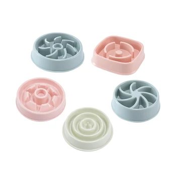 

Slow Down Eating Puppy Cat Feeder Dogs Feeding Food Dish Bowls Prevent Choke Dogs Supplies Portable Pet Bowls