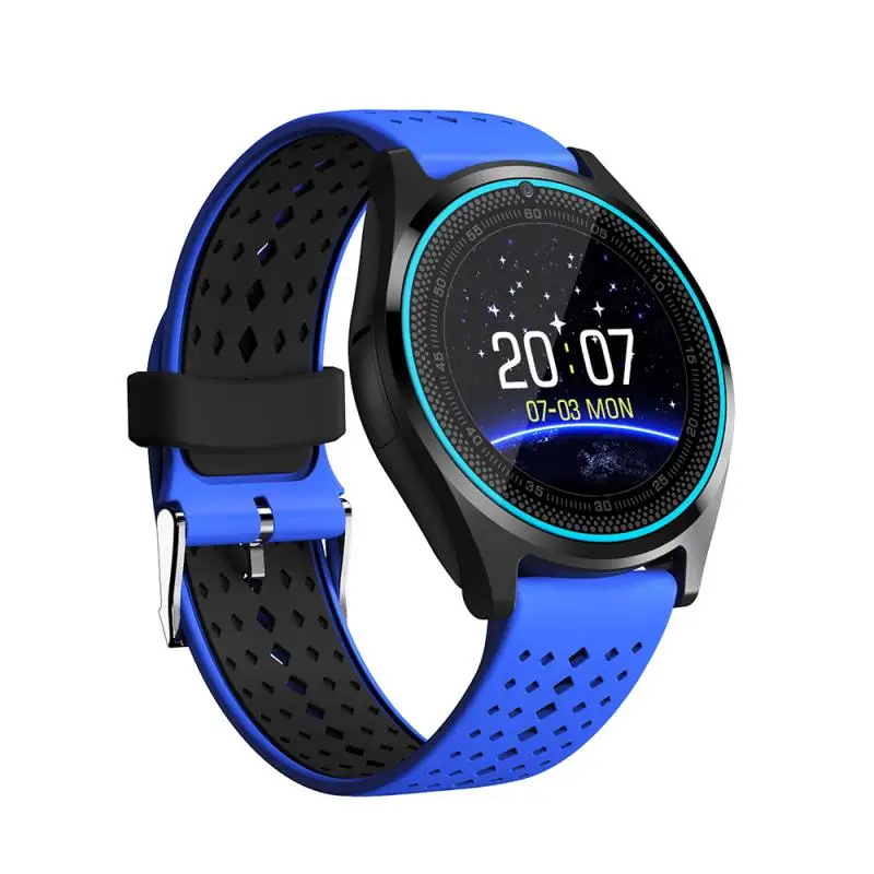 Bluetooth Смарт часы V9 спортивные часы шагомер с SIM TF Smartwatch для Android смартфон Россия PK DZ09 GT08 A1 Q12 Q12B