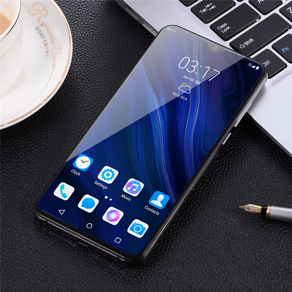 X2 Pro 6," экран капли воды четырехъядерный смартфон 4 Гб ОЗУ 64 Гб ПЗУ 13 МП распознавание лица разблокированный android celulares мобильные телефоны по всему миру