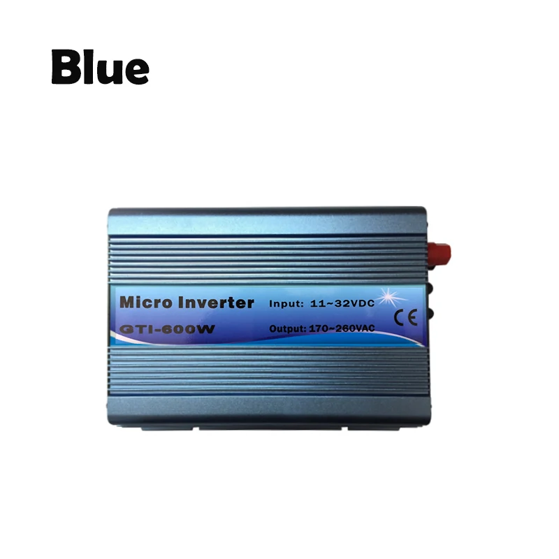 On Grid Tie Inverter 600W 18V DC Input 220V AC Output with MPPT Function 99% Efficiency Pure Sine Wave for Solar Energy Systems