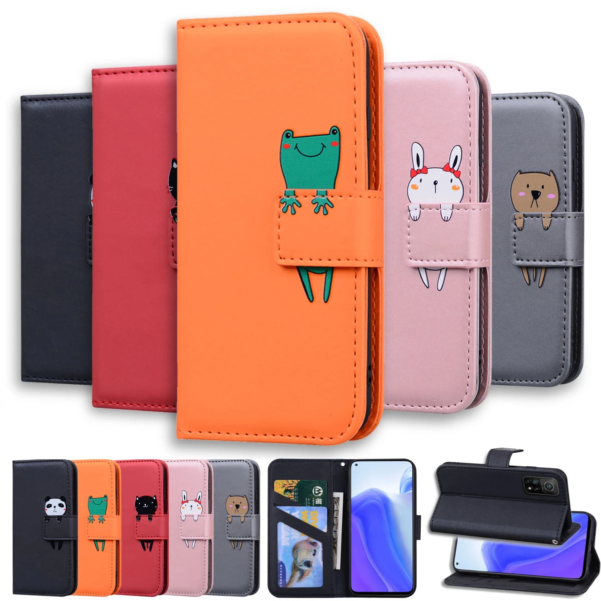 Piękny zwierząt klapki skórzane etui na telefony dla Xiaomi POCO X3 NFC Redmi uwaga 9 9S 9A 9C 7 8 8T 7A 8A M3 10 9T Pro posiadacz karty pokrywa 1 Piękny zwierząt klapki skórzane etui na telefony dla Xiaomi POCO X3 NFC Redmi uwaga 9 9S 9A 9C 7 8 8T 7A 8A M3 10 9T Pro posiadacz karty pokrywa 1