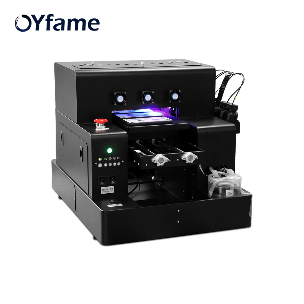 OYfame A4 УФ планшетный принтер для чехол телефона Бутылка акриловые Стекло