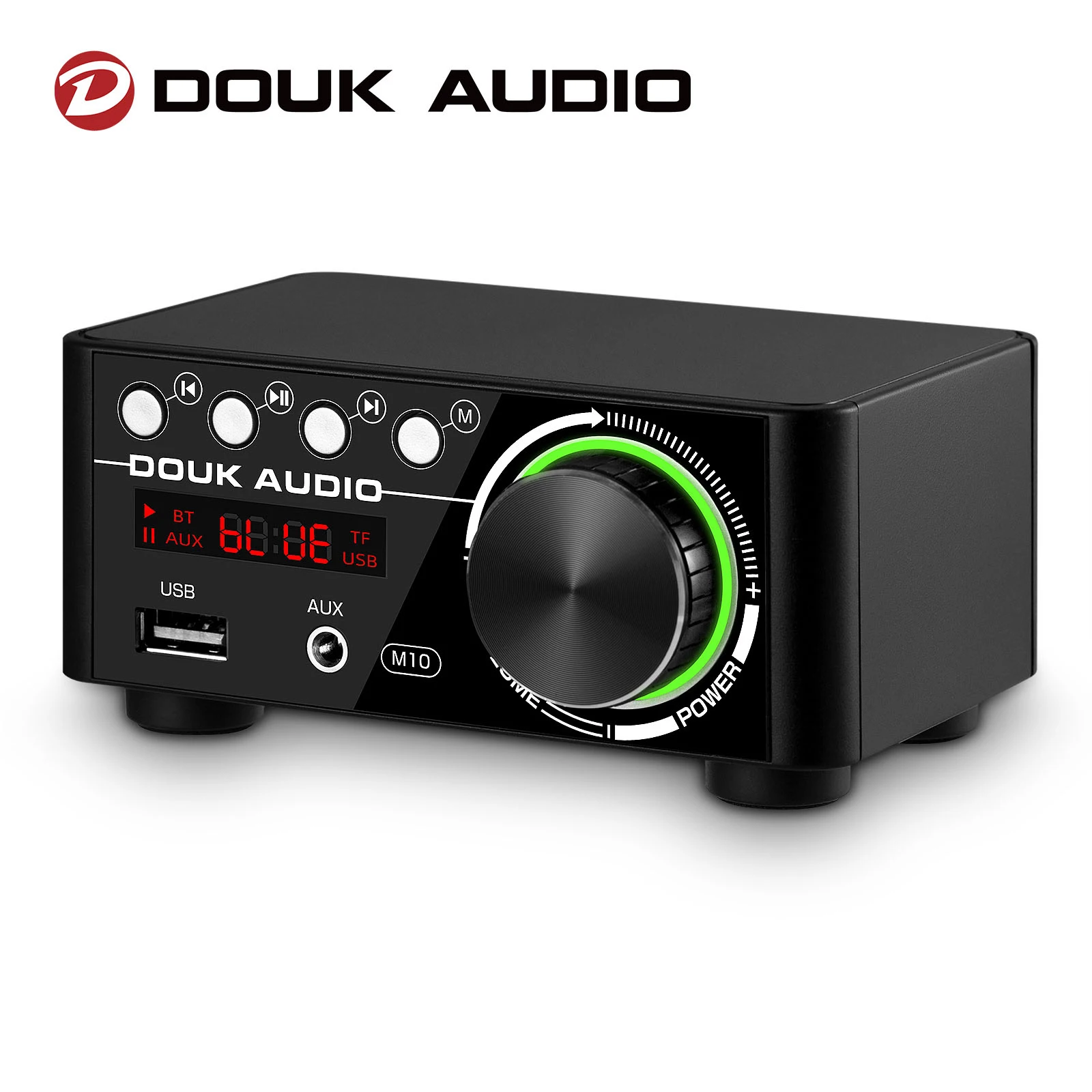 Douk Audio Hifi Bluetooth 5.0 Digital Amplifier Home Stereo Receiver