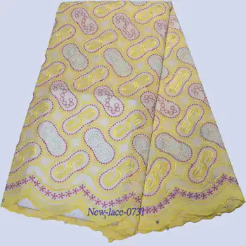 

2019 Best Selling Swiss voile laces African Fabric Nigerian French Fabric purple High Quality Nigeria Tulle cord Lace Fabric 03