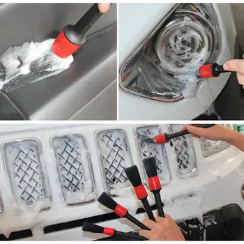 

12Pcs Clean Brush Kit Interior Wheel Detailing Cleaning Hand tools Replacement Useful