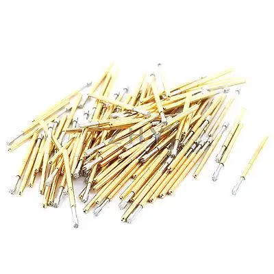 

100Pcs P160-H2 1.5mm 9-Point Crown Tip Spring PCB Testing Contact Probes Pin