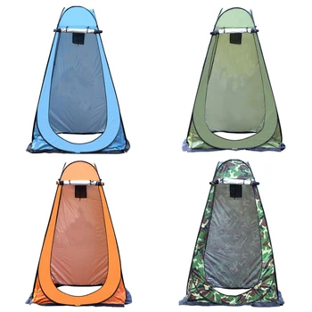 

Outdoor Portable Shower Toilet Camping Tent For Shower Privacy Changing Room For Camping Toilet Shower Beach Anti UV