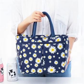 

Daisy lunch bag for women insulation cooler bag kid school breakfast tote travel picnic bag food portable lunch box