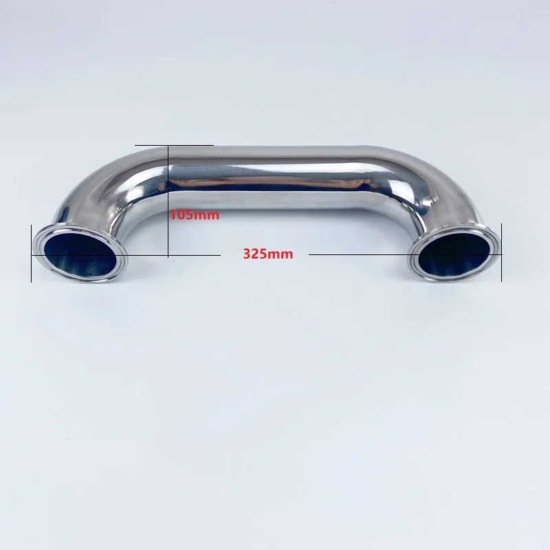 2&lsquo;&rsquo;(51mm)OD64mm Tri Clamp U-shaped pipe fittings SS304 Stainless Sanitary Fitting Spliter