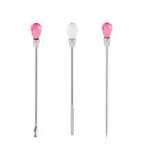 3 шт./компл. Nail Art палитра лаков для ногтей смешивания стержень Многофункциональный модные изысканные туфли УФ гель-пудра ложка для перемешивания палочки