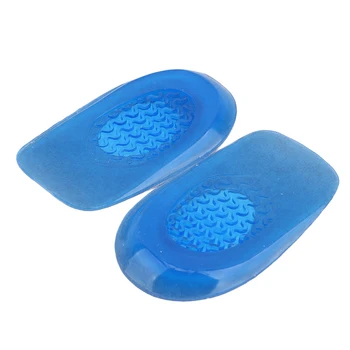 

1 Pair Silicone Gel Insoles Heel Cushion Soles Relieve Foot Pain Protectors Spur Support Shoe Pad Feet Care Inserts