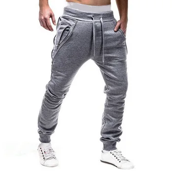 

Men Fashion Slim Sweatpants 2019New Men Hiphop Casual Elastic Jogging Pants Sport Solid Color Trouser Spring Autumn Casual Pants