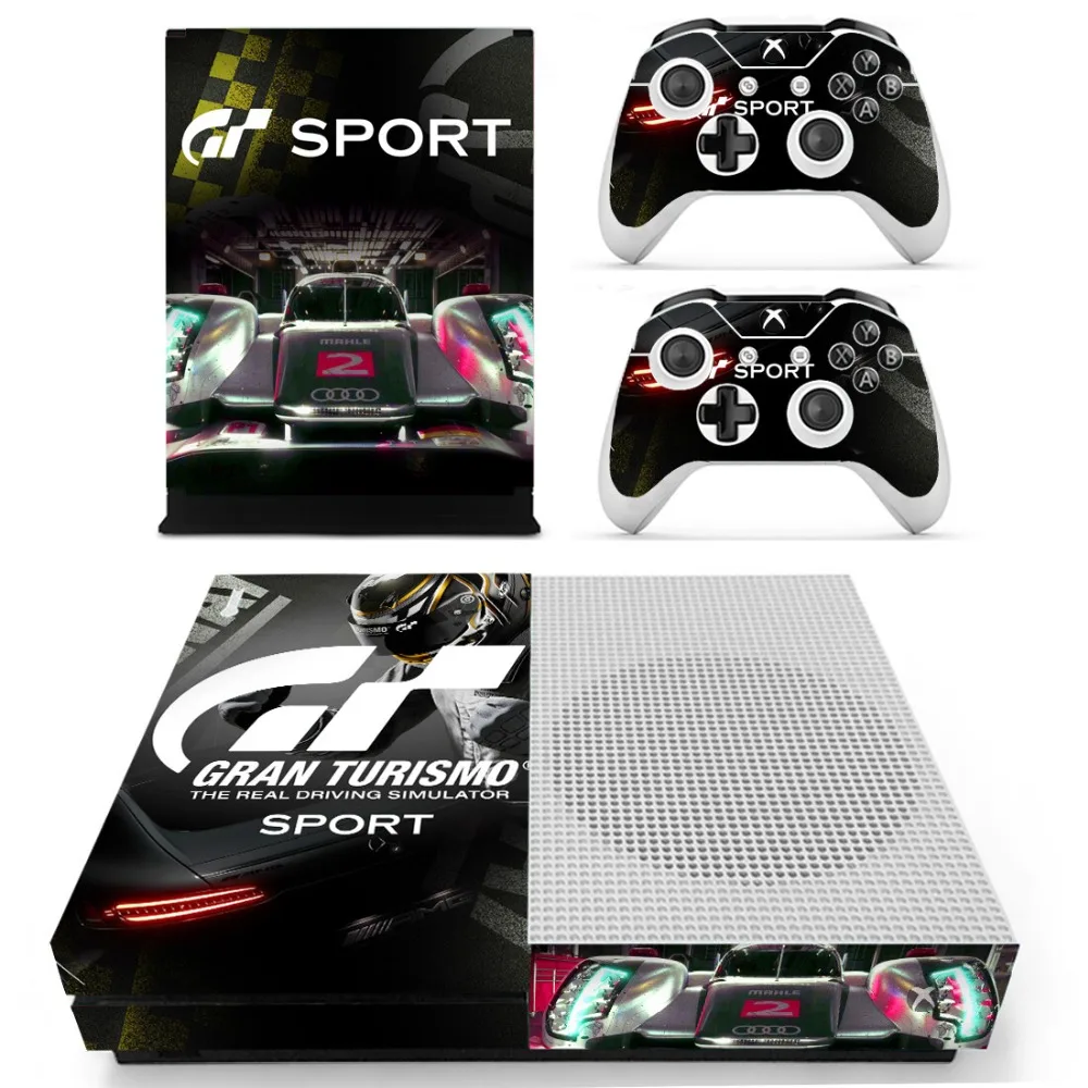 GT Спортивная наклейка на кожу наклейка для Xbox One S консоль и контроллеры для Xbox One тонкая кожа стикер s винил