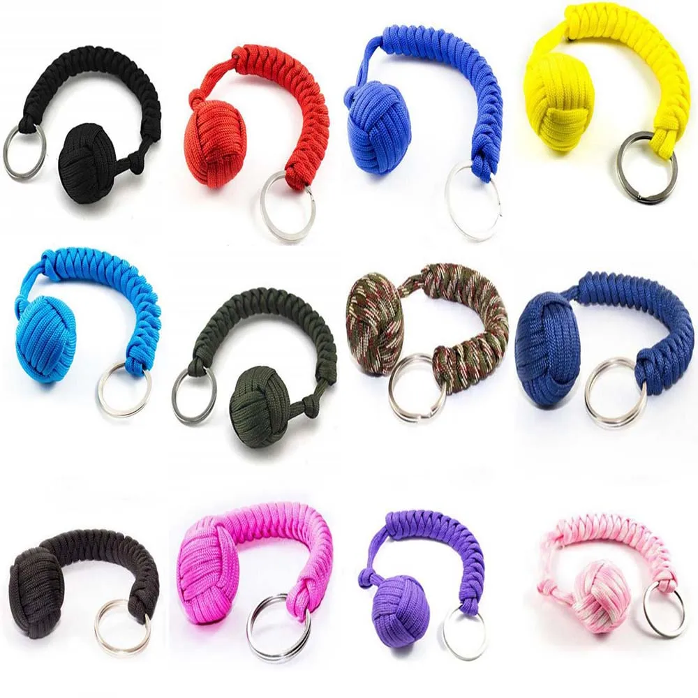 Outdoor Self Defense Key Chain Paracord Rope Lanyard paracord rope,paracord accessories