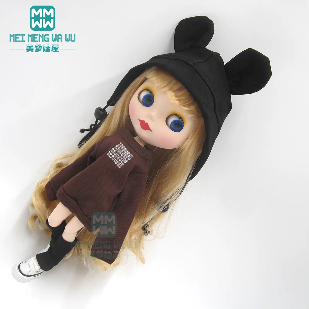 Одежда для куклы подходит 1/6 28-30 см blyth Azone OB23 OB24 модные толстовки, кроссовки, носки, шапки