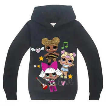 

Kids LOL Doll Clothes Cotton Girls Lol Coats Jackets Long Sleeve Children Hooded Sweatshirt Hoodies Toddler Baby Coat for Kids