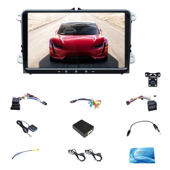 

Gps Radio Navigation Android 8.1 Car Stereo,9 Inch 1080P Press Sn Automatic Radio MP5 Player Built-In WIFI Bluetooth 5.0 DAB