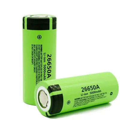 Panasonic100% аккумулятор 26650A 3,7 V 5000mAh высокой емкости 26650 литий-ионная аккумуляторная батарея для светодиодный фонарик