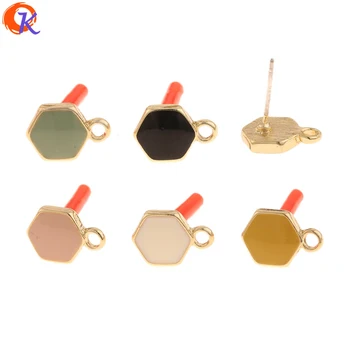 

Cordial Design 100Pcs 9*12MM Jewelry Accessories/Hand Made/Paint Effect/Earrings Stud/Soft Pin/DIY Making/Earring Findings