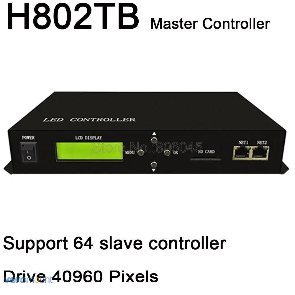 H802TB программный светодиодный контроллер Master Pixel поддержка DMX консоль светодиодный рабочий контроллер