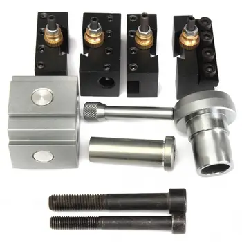 Mini Quick Change Tool Post Holder Kit Set for Table /Hobby Lathes Mini Quick Change Tool Post Holder Kit Set for Table /Hobby Lathes