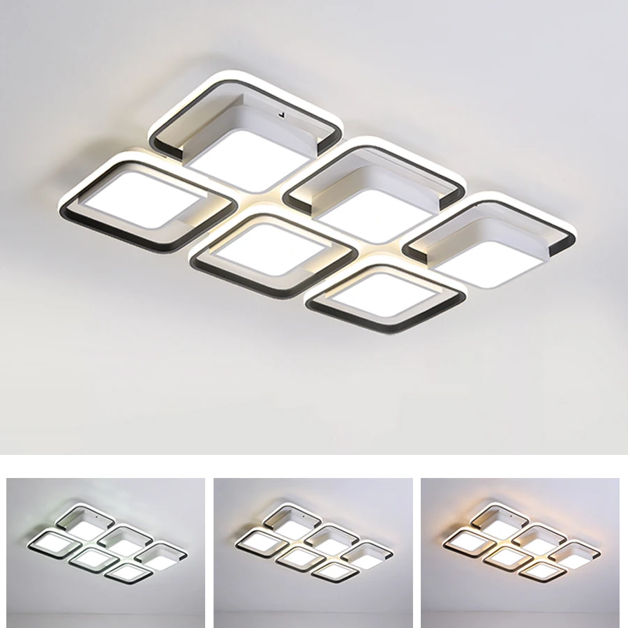 white black led Ceiling Lights ultra-thin Indoor Lighting Ceiling Lamps Fixture For Living Room Bedroom corridor lamp decoration