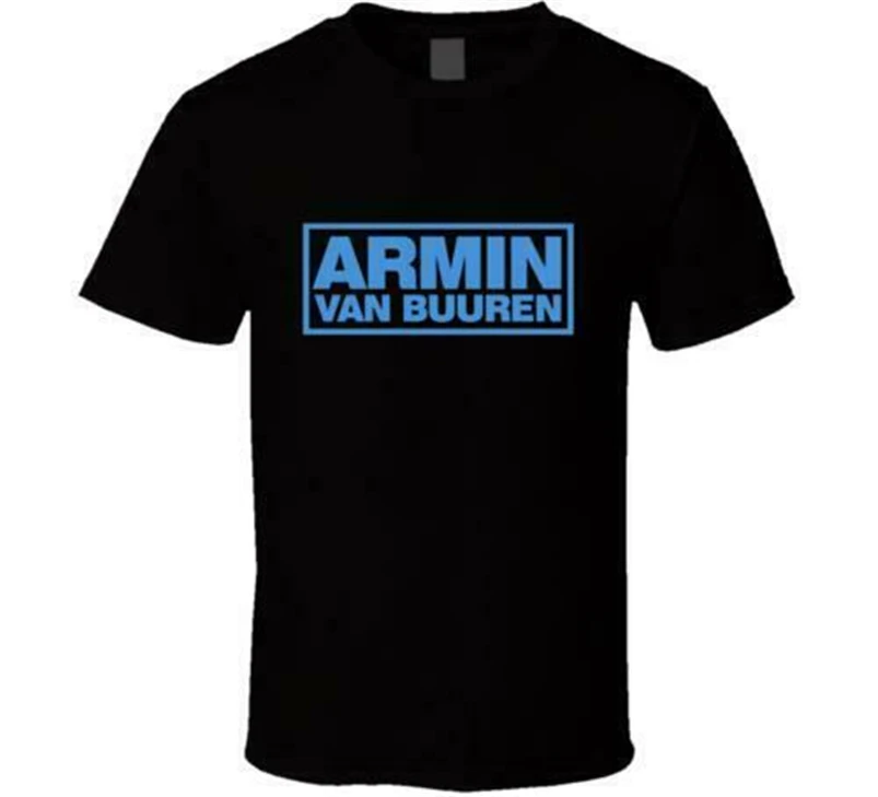 Новая мужская футболка с логотипом Armin Van Buuren Dj белая черная размеры США S-3Xl Fq1