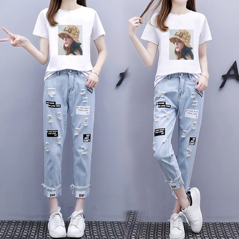 Fashion Cartoon Print Cotton Short 