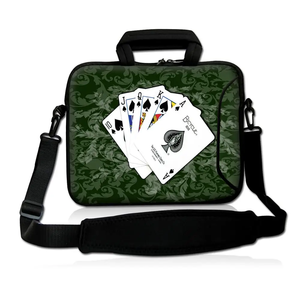 Hot selling! Poker 17&quot 17.3&quot Purple Laptop Notebook Sleeve Case Bag with Handle newest laptop bag | Компьютеры и офис