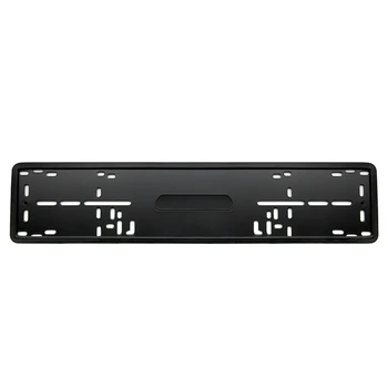 

XCCPJ 2 Pcs Classic License Plate Frame for Car Number Auto Number Plate Holder Universal Steel and Silica Gel Frame Holder