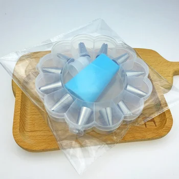 

16pcs Cake Decorating Mouth Set Tpu Decorating Bag Baking Tool Kitchen Cake Decorating Mouth Seteuropean Standard Food Grade