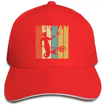 

Men Womens Custom Vintage Style Merman Silhouette Trucker Cap Plain Adjustable Baseball Cap