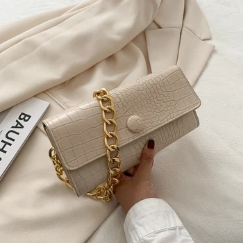 

Youth Ladies Simple Versatile Bag Travel Casual Shoulder Messenger Bag PU Leather Women Chain Crossbody Handbag