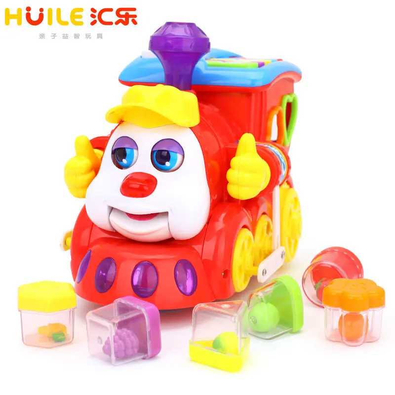 Tianyuan игрушка Отдел музыки V556 умный вопрос ответ мультфильм поезд дети Электрический универсальный поезд Игрушка