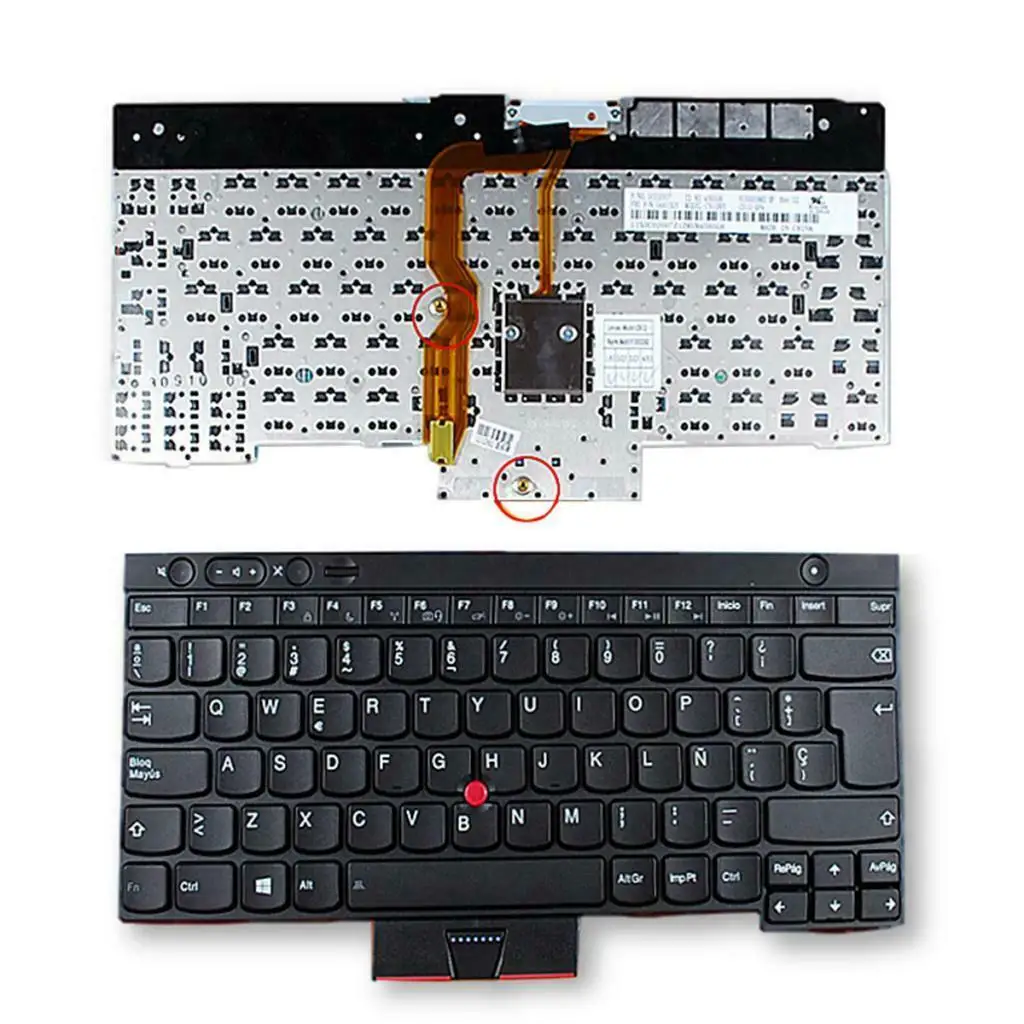 Замена испанский ПК ноутбук клавиатура подходит для lenovo Thinkpad T530 SP