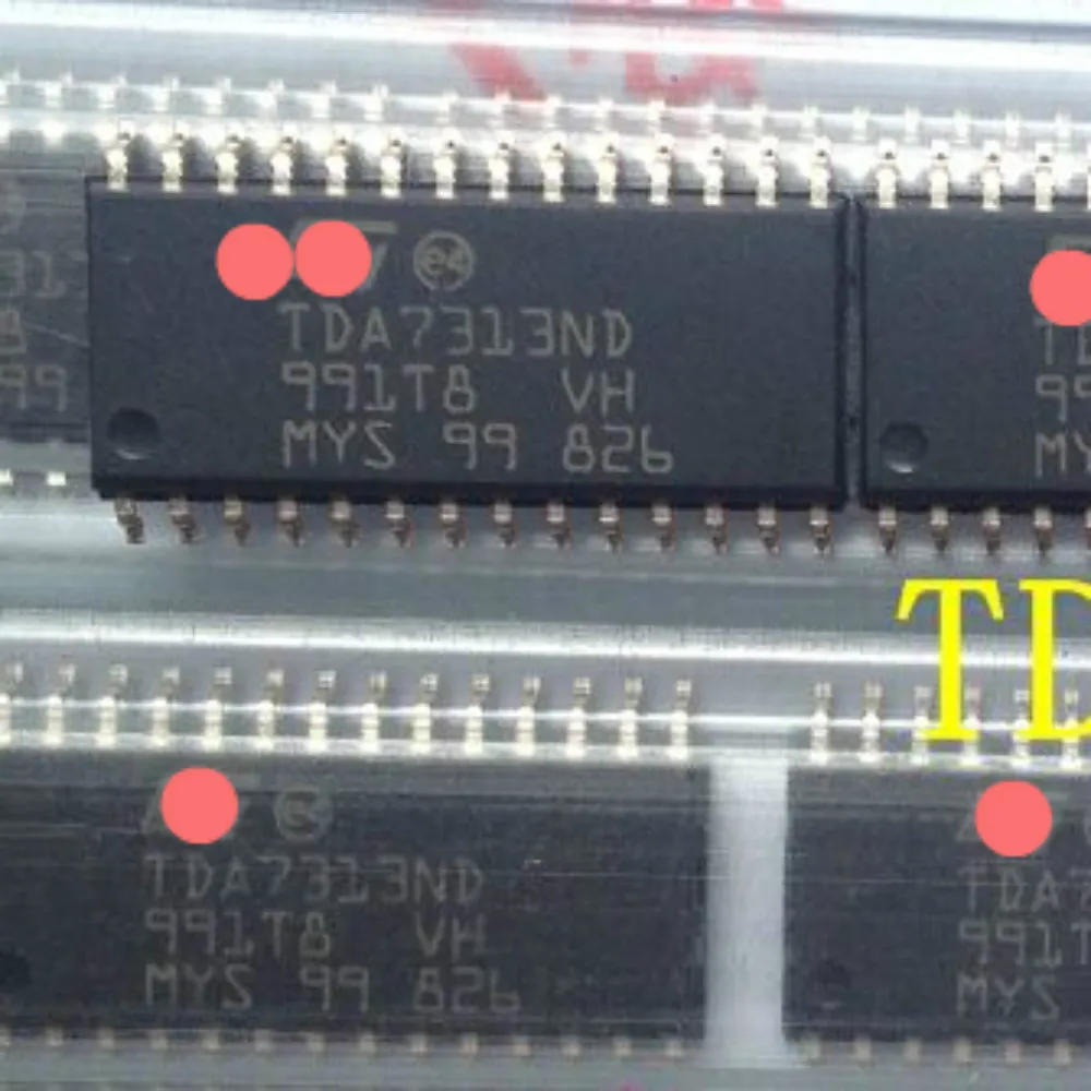 TDA7313ND TDA7313 TDA7313D лапками углублением SOP 28 Новый|Перемычки| |